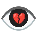 corazón roto + ojo
