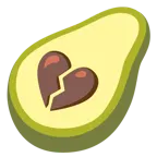 corazón roto + aguacate