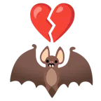 corazón roto + murciélago