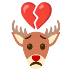 corazón roto + ciervo