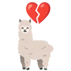 corazón roto + llama