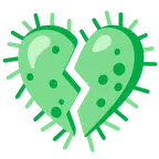 corazón roto + microbio