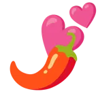 dos corazones + chile picante