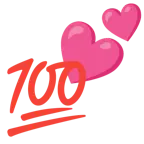 dos corazones + cien puntos