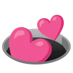 dos corazones + agujero