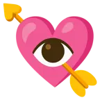 Herz mit Pfeil + Auge