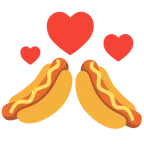 kreisende Herzen + Hotdog