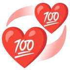kreisende Herzen + 100 Punkte