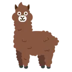 Kothaufen + Lama