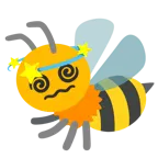 schwindlig + Biene