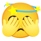 schwindlig + sich die Augen zuhaltendes Affengesicht