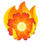 Feuer + gelbe Blüte