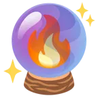 Feuer + Kristallkugel
