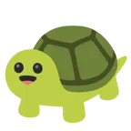 visage rieur + tortue