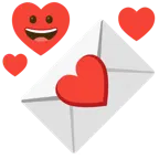 faccina con un gran sorriso + lettera d’amore