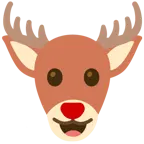 visage rieur + cerf