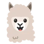 visage rieur + lama