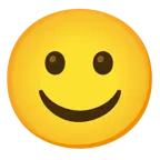 faccina con un gran sorriso + faccina imbronciata