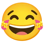 face with tears of joy + heart with ribbon