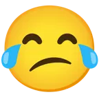 face with tears of joy + confused face