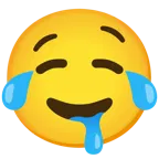 face with tears of joy + drooling face