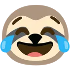 face with tears of joy + sloth