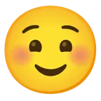 grinning face with smiling eyes + smiling face