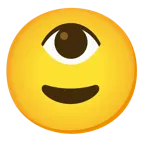 وجه يغمز + عين