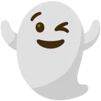 وجه يغمز + شبح