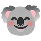 ağzı açık gülme + koala