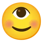 ağzı açık gülme + göz