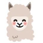 ağzı açık gülme + lama