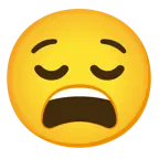 rahatlamış yüz + çok yorgun