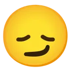imalı gülümseme + memnuniyetsiz yüz
