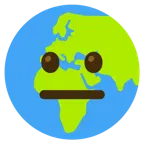 duygusuz yüz + yerkürede Avrupa-Afrika
