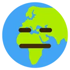 ifadesiz yüz + yerkürede Avrupa-Afrika