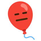 ifadesiz yüz + balon