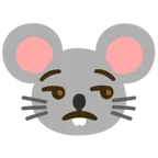 unamused face + mouse face
