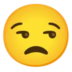 unamused face + angry face