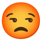 unamused face + enraged face