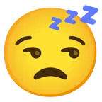 unamused face + sleeping face