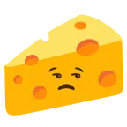 unamused face + cheese wedge
