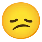 kafası karışık yüz + memnuniyetsiz yüz