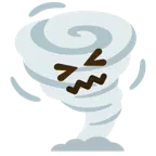 cara de frustración + tornado