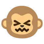 cara de frustración + cara de mono