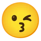 وجه يقبّل + وجه يغمز