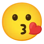 وجه يقبّل + وجه يرسل قبلة