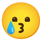 وجه يقبّل + وجه يبكي