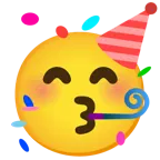 وجه يقبّل + وجه محتفل