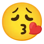 وجه يرسل قبلة + وجه مجهد